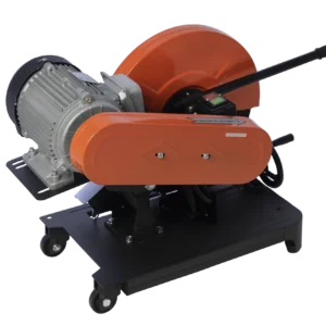 Sierra Sensitiva Lüsqtoff J3G-400HG 400 mm Monofásica 3000W con Correa – Banco Industrial