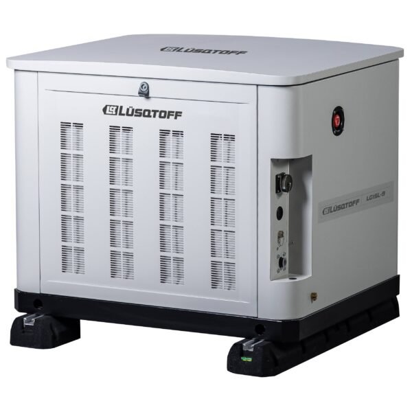Generador a Gas Lüsqtoff LG15L-9 18.75 KVA Trifásico con Transferencia Automática y Cabinado