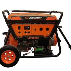 Generador Naftero Lüsqtoff LG7500EX 6.5 KW 15 HP con Arranque Eléctrico y Manual – 25 Lts