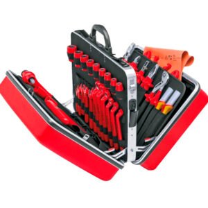 Maleta Knipex Universal 48 Piezas – Aisladas 1000V / ABS Reforzado / Marco de Aluminio / Carga 30 kg