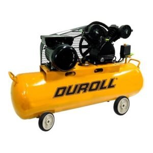 Compresor de Aire Duroll CM0310T – 3 HP / 100 L / Trifásico / Bicilíndrico / 8 Bar / Con Aceite