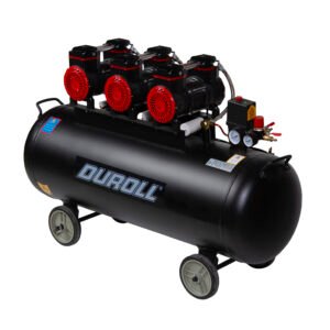 Compresor de Aire Sin Aceite 120 Litros Duroll CD120OL – 1680W x3 / 8 Bar / 220V