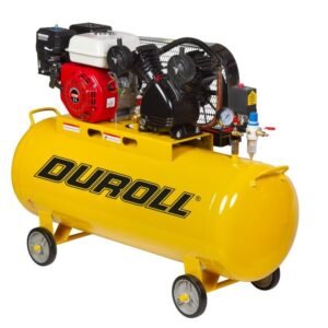 Compresor a Explosión Duroll CD15055 – 6,5 HP / 150 L / Motor a Gasolina / Bicilíndrico / 8 Bar / Con Aceite