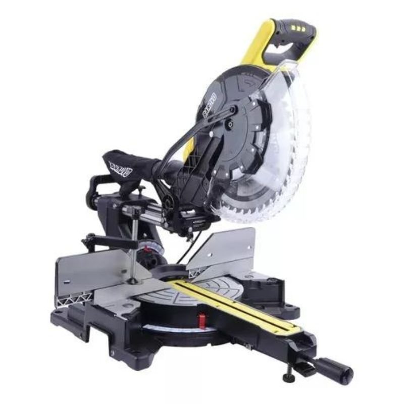 Sierra Ingleteadora Telescópica Barovo IBDT-12PR – 1800 W / 12″ (305 mm) / Doble Bisel / Guía Láser de Corte - Image 2