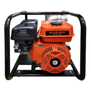 Motobomba para Agua Sucia Kushiro K80T – 3″ / Motor 4 Tiempos / Alto Caudal / Estructura Reforzada