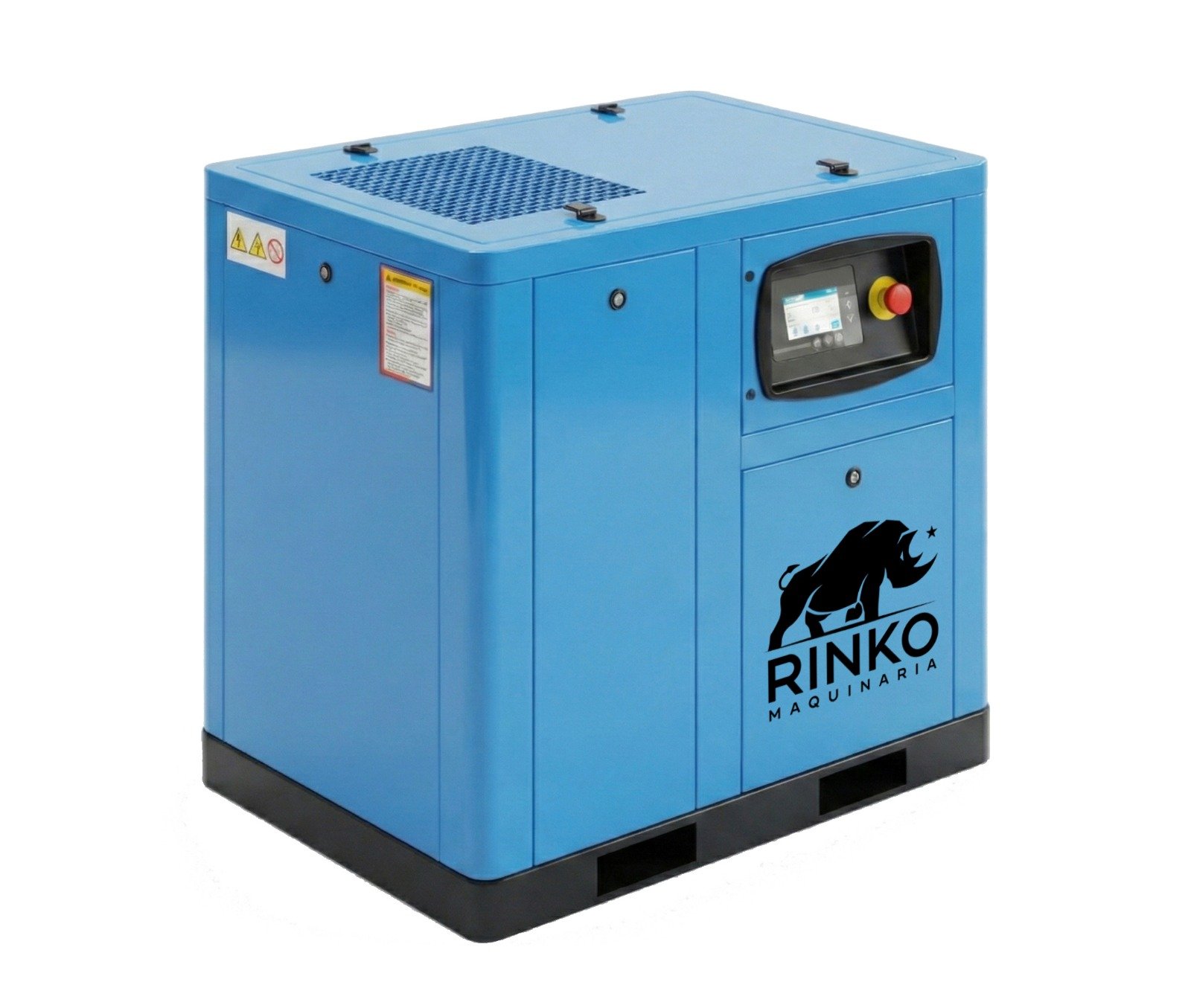 Compresor a Tornillo RINKO 15HP — RK-1508 – 1600 L/min / 8 Bar / 1000×720×1060 mm / 230 kg / Inverter Trifásico