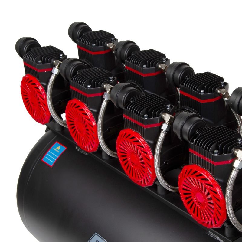 Compresor Sin Aceite Duroll CD200OL – 200 L / 1680 W × 4 / 220V / 440 L/min - Image 3