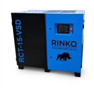 Compresor a Tornillo Rinko RCT-15-VSD – 15 HP / Velocidad Variable Inverter / 1,5 m³/min / 380V Trifásico