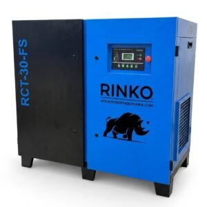 Compresor a Tornillo Rinko RCT-30-FS – 30 HP / Velocidad Fija / 3,6 m³/min / 380V Trifásico