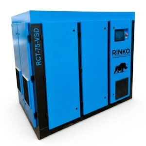 Compresor a Tornillo Rinko RCT-75-VSD – 75 HP / Velocidad Variable Inverter / 9,6 m³/min / 380V Trifásico