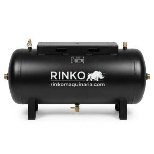 Tanque Pulmón Horizontal Rinko con Bandeja Portacompresor – 100 a 500 L