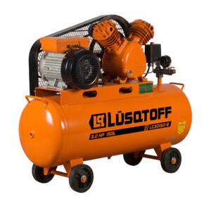 Compresor de Aire Lüsqtoff LC30150-8 – 3 HP / 150 L / 250 L/min / Bicilíndrico / Monofásico