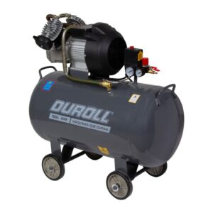 Compresor de Aire Duroll CD0410M – 4 HP / 100 L / Monofásico / Bicilíndrico / 360 L/min / 8 Bar / Con Aceite