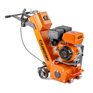 Escarificadora de Piso Lüsqtoff EPL15-8 – Nafta 15 HP / 407 cc / fresado 3–8 mm / 120 cuchillas / 175 kg