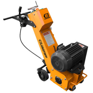 Escarificadora de Piso Lüsqtoff EPL12-8T – 380V / 9 kW (12 HP) / fresado 3–8 mm / 120 cuchillas / 180 kg