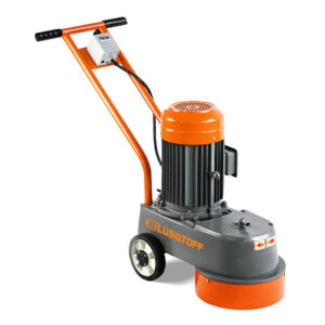 Pulidora de Piso Terrazo Lüsqtoff PPTL412-8T – 380V / 7,5 kW (10 HP) / Ø400 mm / 32 pastillas / pulido con agua / 161 kg
