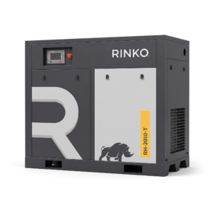 Compresor a Tornillo Rinko RH-2010-T – 20 HP / Horizontal / Inverter / 380V Trifásico
