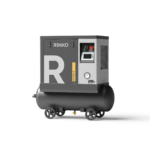Compresor a Tornillo Rinko RT-1010-T – Sobre tanque 200 L / Inverter / 380V Trifásico